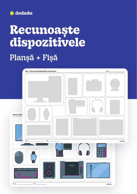 Recunoaște dispozitivele - Set Planșă+Fișă