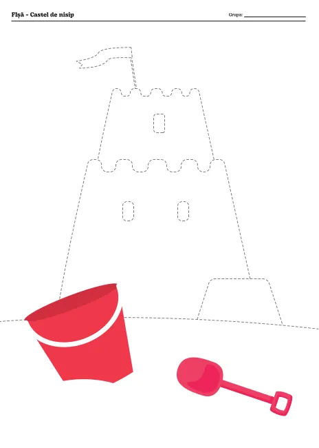 FIșă - Castel de nisip
