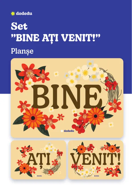 Bine ați venit! - Set Planșe A4