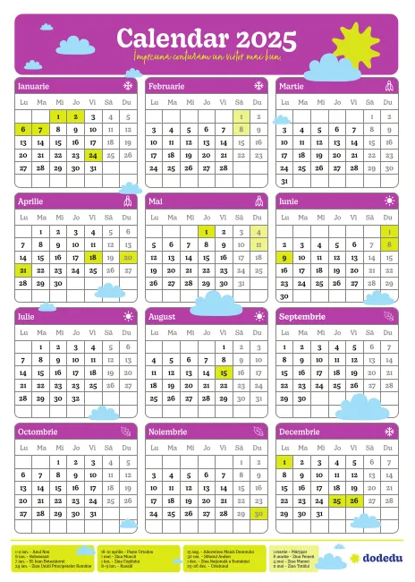 Calendar 2025 - A4