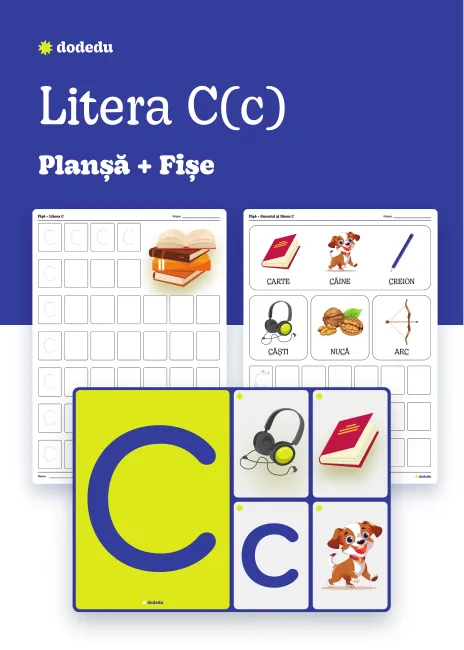 Litera C(c) - Set Planșă+Fișe