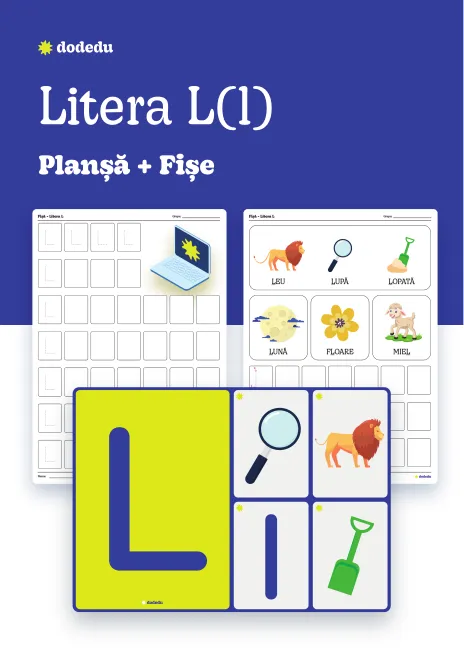 Litera L(l) - Set Planșă+Fișe