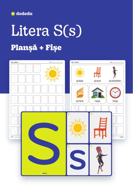 Litera S(s) - Set Planșă+Fișe