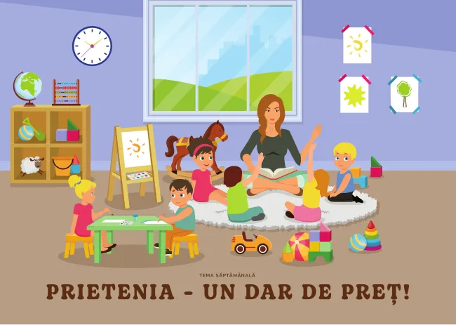 Planșă - Prietenia - un dar de preț!