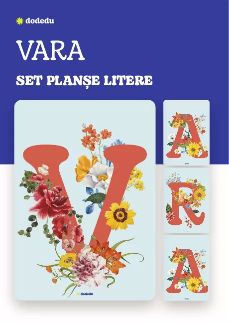 VARA-Planșe litere decorate
