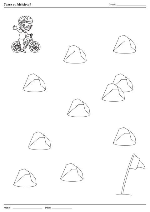 Fișă Cursa cu bicicleta