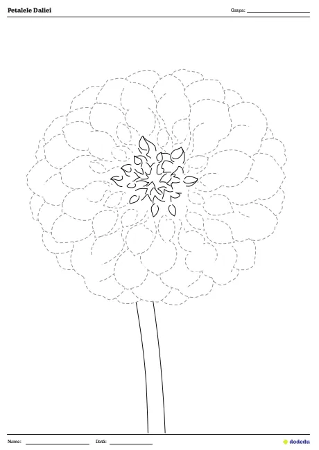 Fișă Petalele Daliei