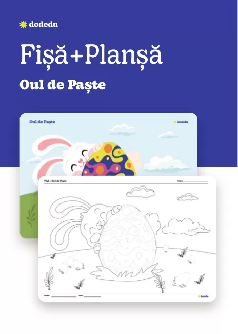 Oul de Paște - Set Fișă+Planșă