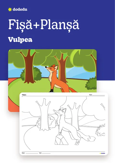 Vulpea - Set Planșă+Fișă