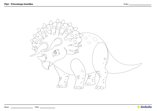 Fișă - Triceratops horridus