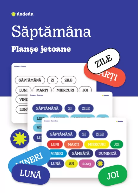 Săptămâna - Set Jetoane