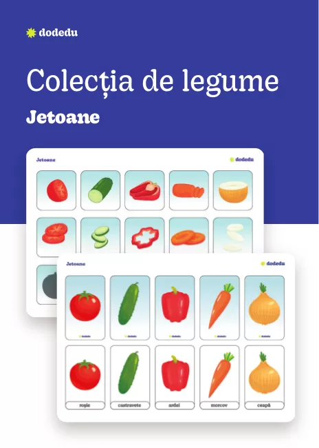 Colecția de legume - Set Jetoane