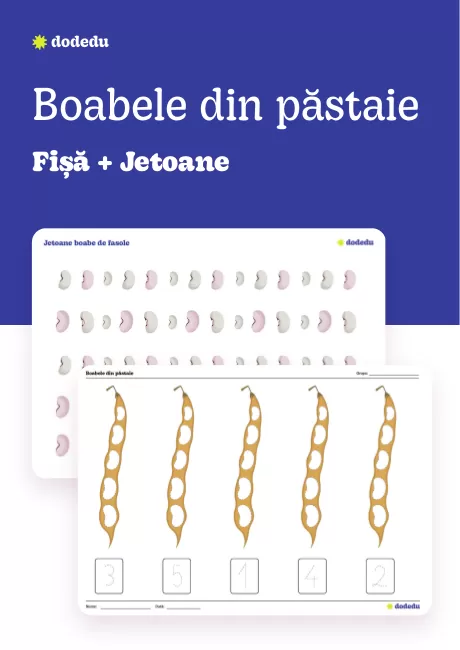 Boabele din păstaie - Set Fișă + Jetoane