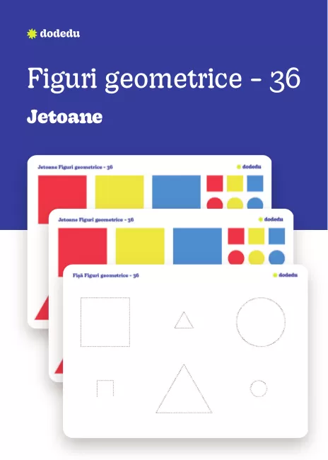 Figuri geometrice 36 - Set Planșă + Fișă