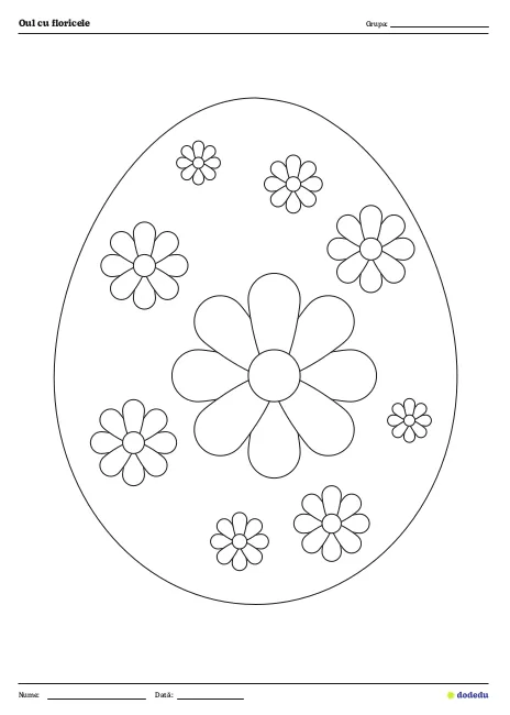 Fișă Oul cu floricele