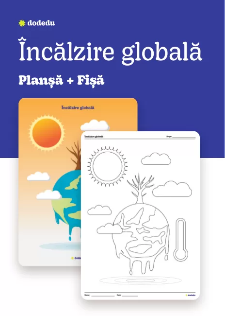 Încălzire globală - Set Planșă+Fișă
