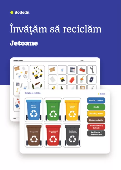 Învățăm să reciclăm - Jetoane