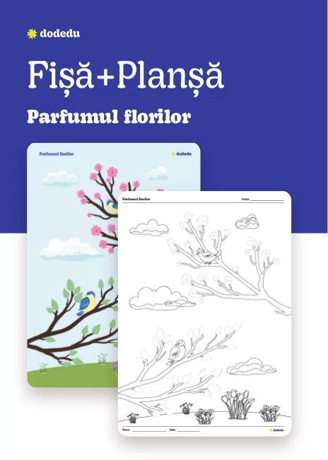 Parfumul florilor - Set Fișă+Planșă